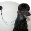 Groom-X Cable Bath Restraint 100CM With Suction SS Blue