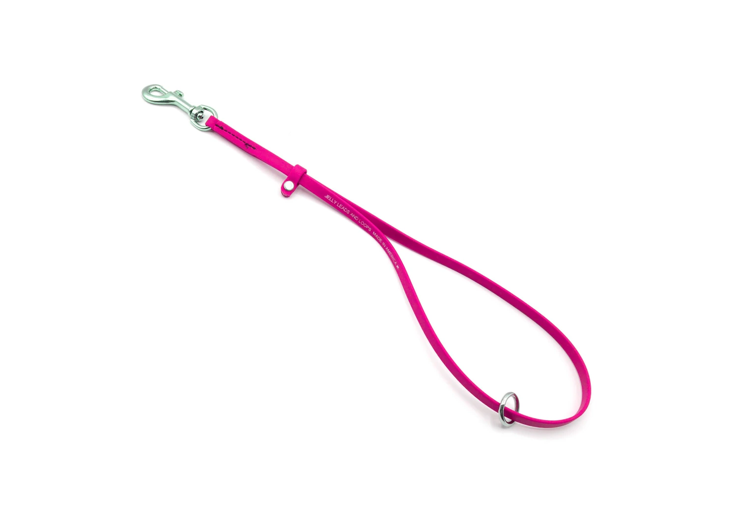 Jelly Pet Grooming Loop W/Ring Hot Pink 46 Cm X 1 Cm 1 Jelly Pet Grooming Loop W/Ring Hot Pink 46 Cm X 1 Cm