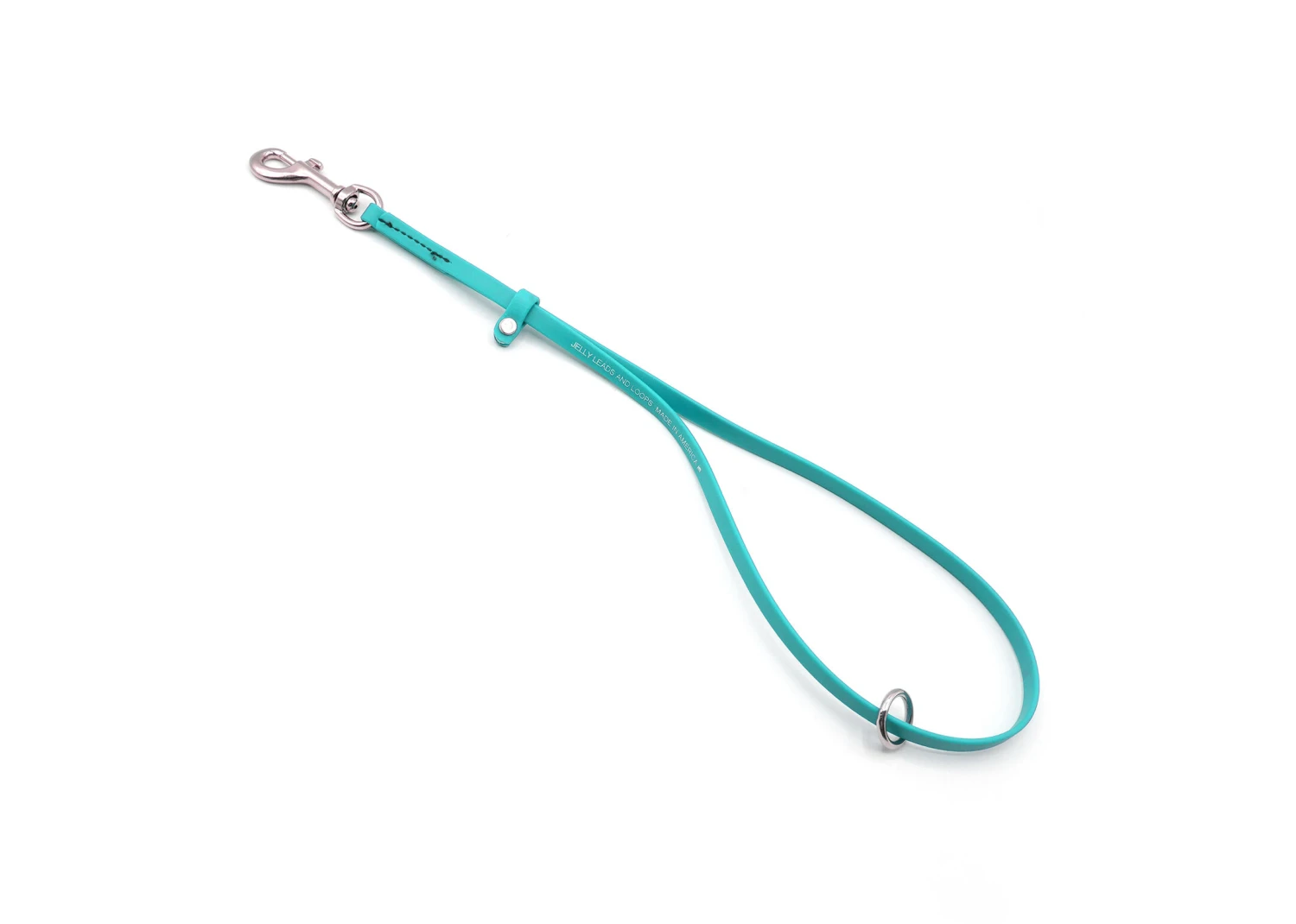 Jelly Pet Grooming Loop W/Ring Teal 61 Cm X 1 Cm 1 Jelly Pet Grooming Loop W/Ring Teal 61 Cm X 1 Cm