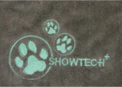Show Tech+ Microfibre Towel Grey 56x90cm -Pet Care Shop 33stp001 12x yklwkqy9moovcmuu