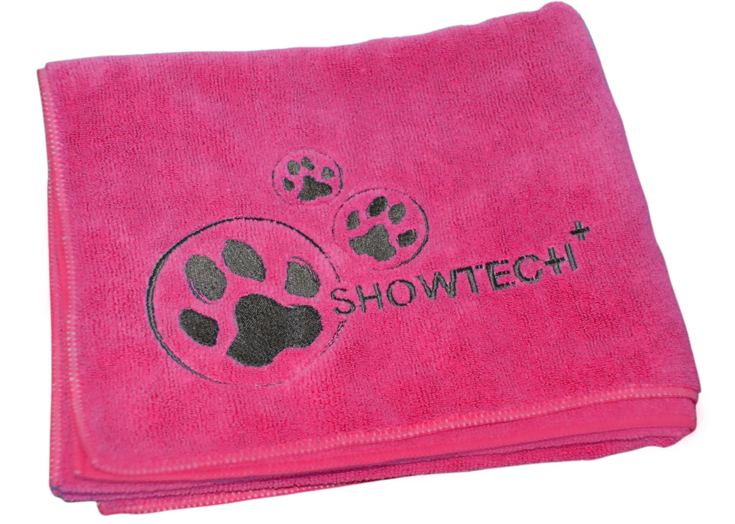 Show Tech+ Microfibre Towel Hot Pink 56x90cm 2 Show Tech+ Microfibre Towel Hot Pink 56x90cm - Image 2