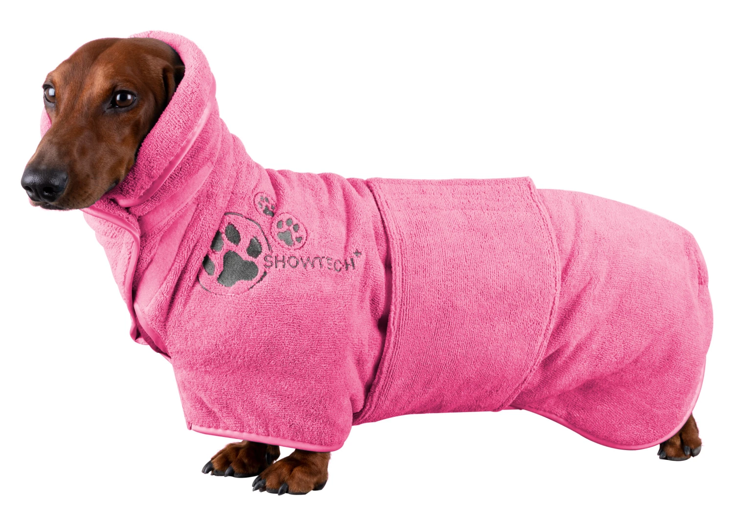 Show Tech+ Active Microfiber Coat Hot Pink XXS 2 Show Tech+ Active Microfiber Coat Hot Pink XXS - Image 2