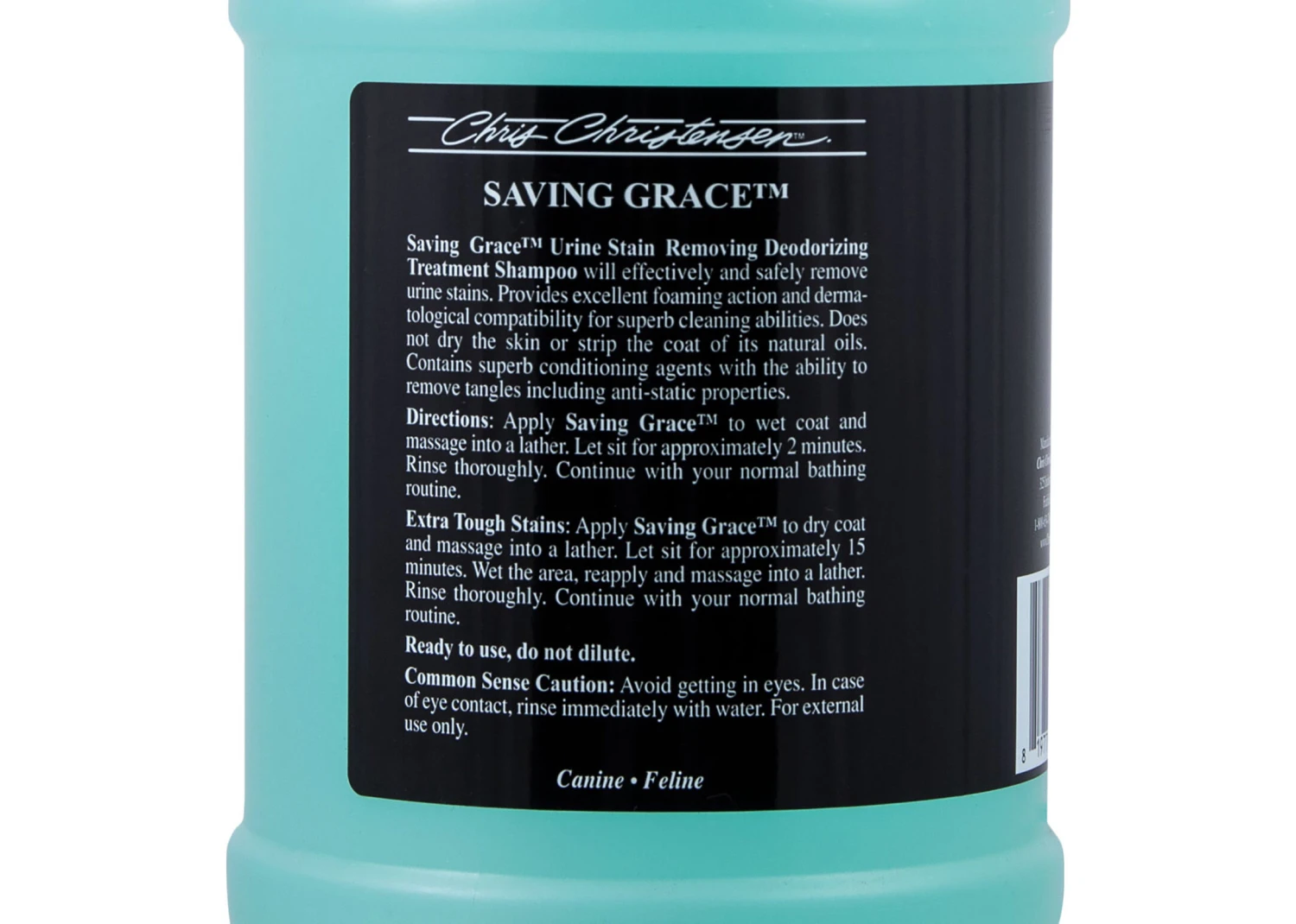 Chris Christensen Systems Saving Grace Shampoo 1.9 L 4 Chris Christensen Systems Saving Grace Shampoo 1.9 L - Image 4