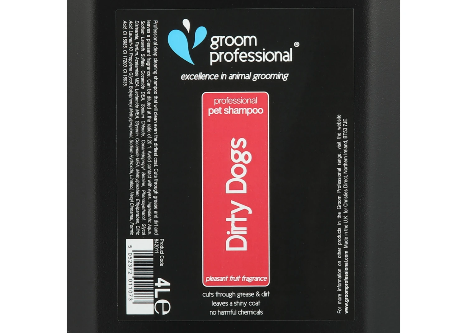 Groom Professional Dirty Dogs Shampoo 4 L 2 Groom Professional Dirty Dogs Shampoo 4 L - Image 2