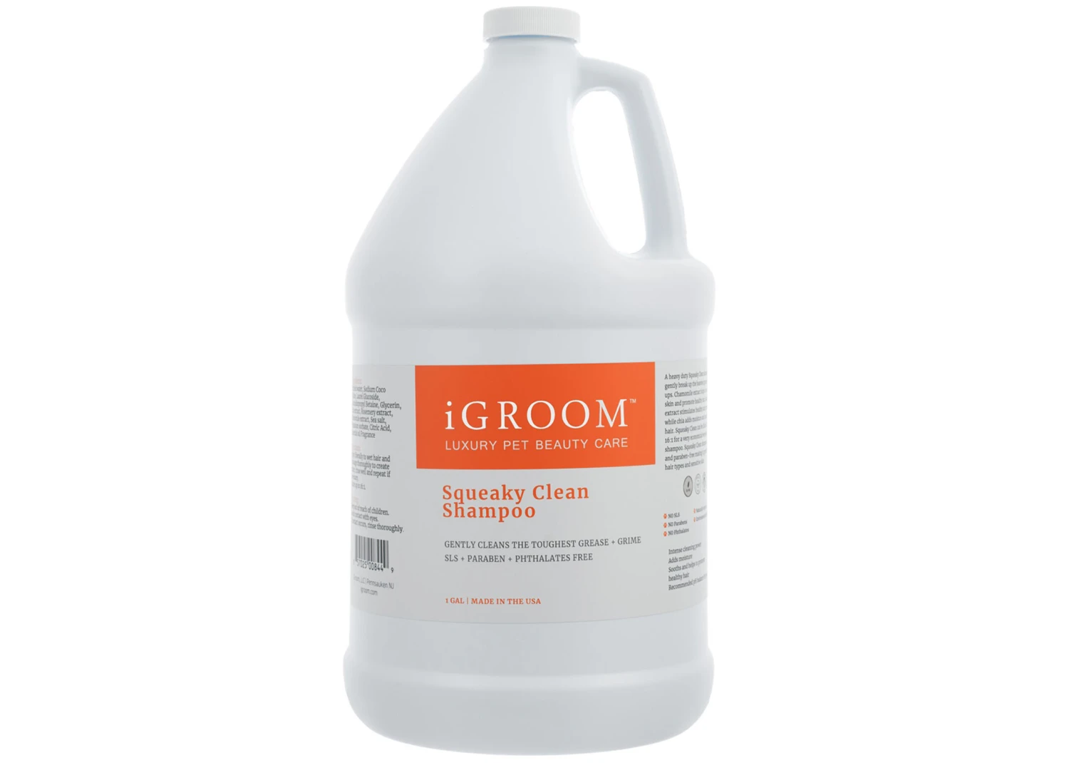 IGroom Squeaky Clean Shampoo 3.8 L 1 IGroom Squeaky Clean Shampoo 3.8 L