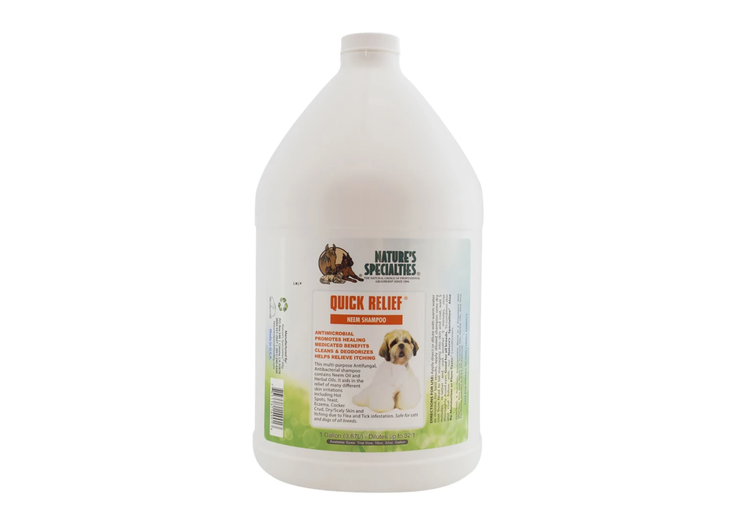 Natures Specialties Quick Relief Neem Shampoo 3.8 L 1 Natures Specialties Quick Relief Neem Shampoo 3.8 L