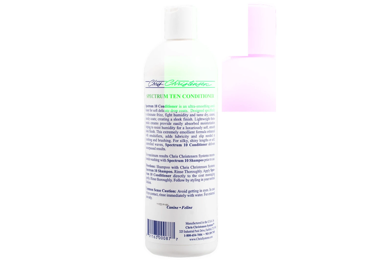 Chris Christensen Systems Spectrum Ten Soft & Smooth Coat 473 Ml Conditioner 2 Chris Christensen Systems Spectrum Ten Soft & Smooth Coat 473 Ml Conditioner - Image 2