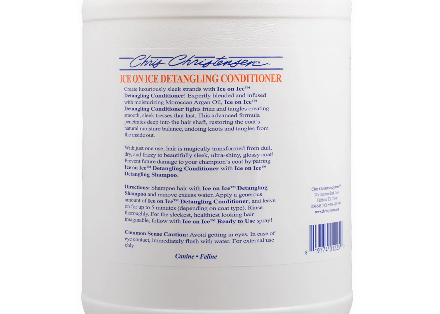 Chris Christensen Systems Ice On Ice Detangling Conditioner 3,8L 4 Chris Christensen Systems Ice On Ice Detangling Conditioner 3,8L - Image 4