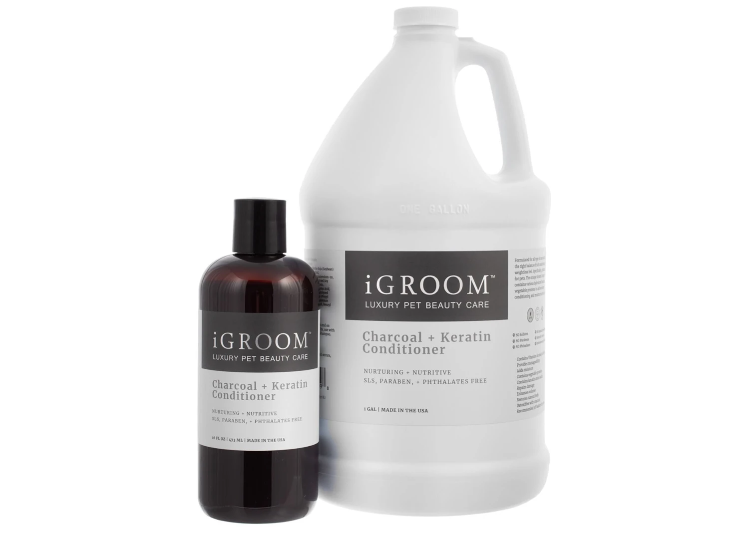 IGroom Charcoal + Keratin Conditioner 473 Ml 2 IGroom Charcoal + Keratin Conditioner 473 Ml - Image 2