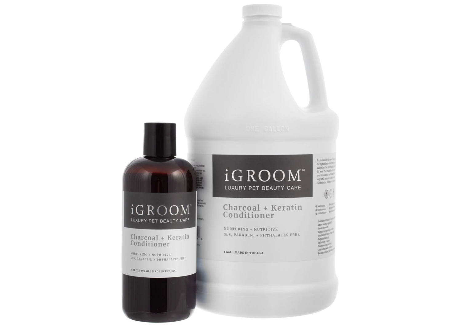 IGroom Charcoal + Keratin Conditioner 3.8 L 2 IGroom Charcoal + Keratin Conditioner 3.8 L - Image 2
