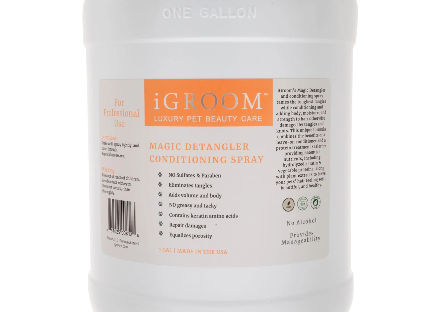 IGroom Magic Detangling Spray W/Fragrance 3.8 L 3 IGroom Magic Detangling Spray W/Fragrance 3.8 L - Image 3