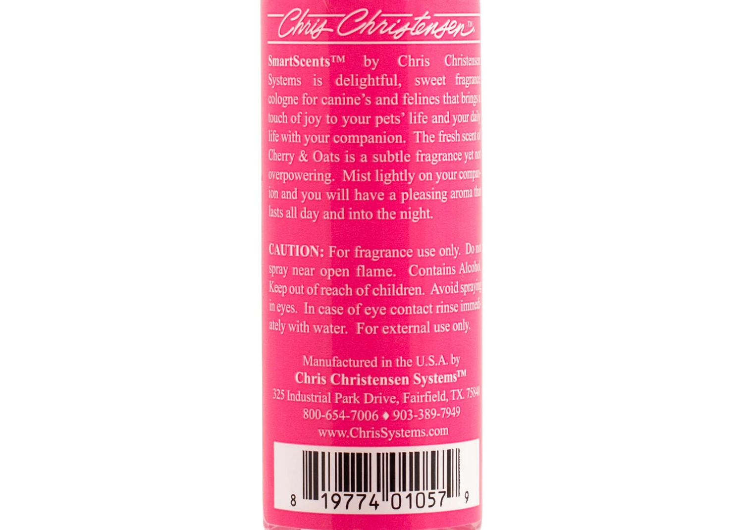 Chris Christensen Systems SmartScents Perfume Cherry & Oats 118 Ml 4 Chris Christensen Systems SmartScents Perfume Cherry & Oats 118 Ml - Image 4