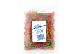Show Tech Latex Bands Neon Medium-Medium - 1000 Pcs Top Knot Bands