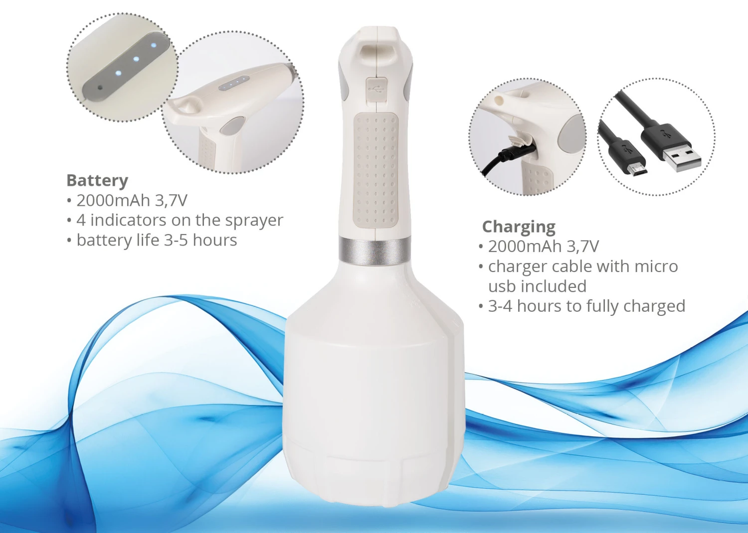 Show Tech+ Electric Spray Bottle 1 L 12 Show Tech+ Electric Spray Bottle 1 L - Image 12